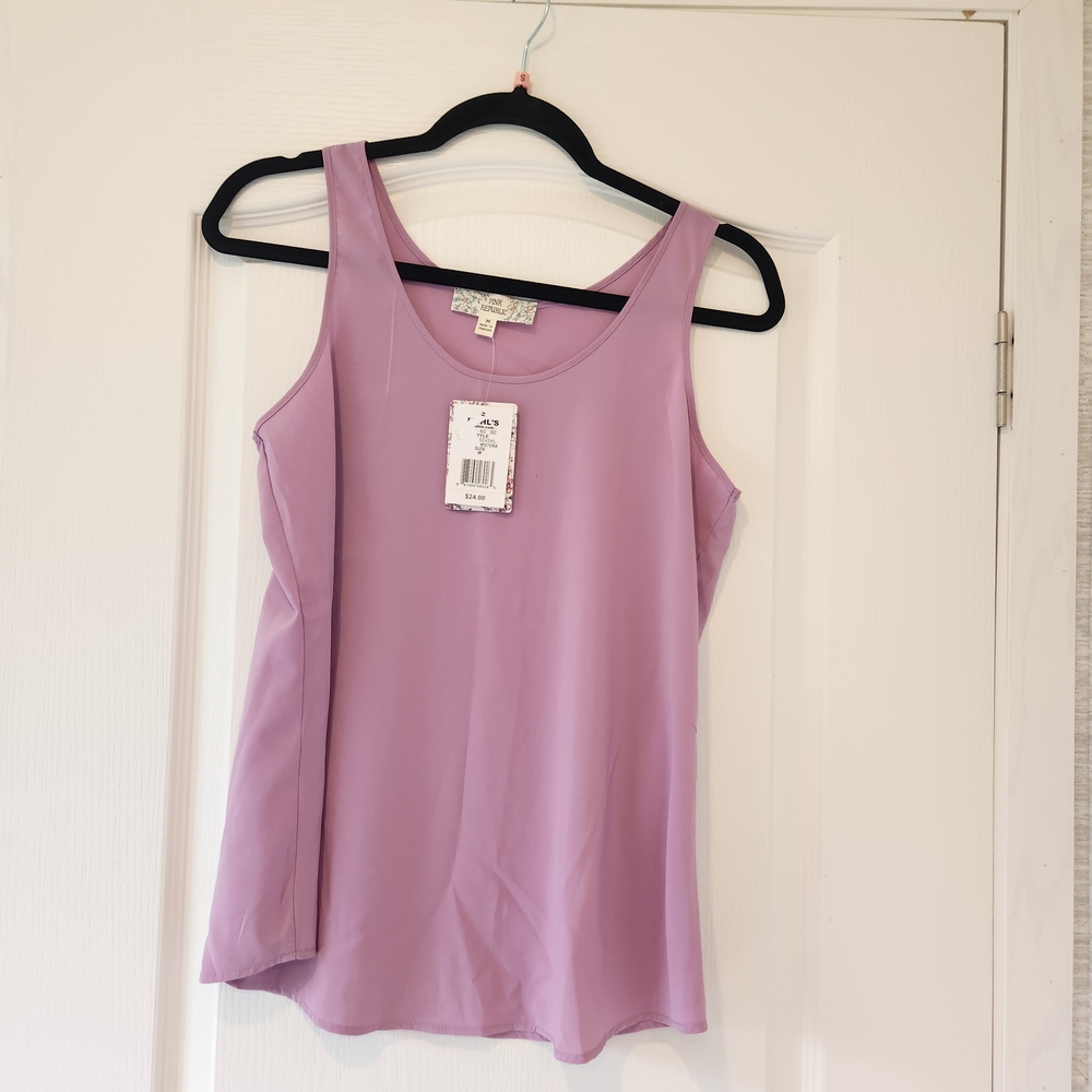 Pink Republic Womens Lavender Sleeveless Top Size M BNWT